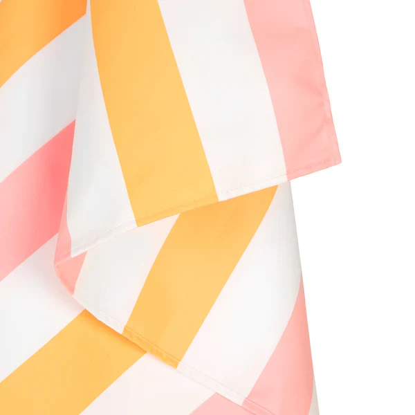 Dock & Bay Quick Dry Towel - Cabana - Peach Sorbet – 78" x 35" - Image 2