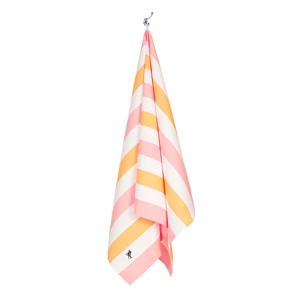 Dock & Bay Quick Dry Towel - Cabana - Peach Sorbet – 78" x 35" - Image 4