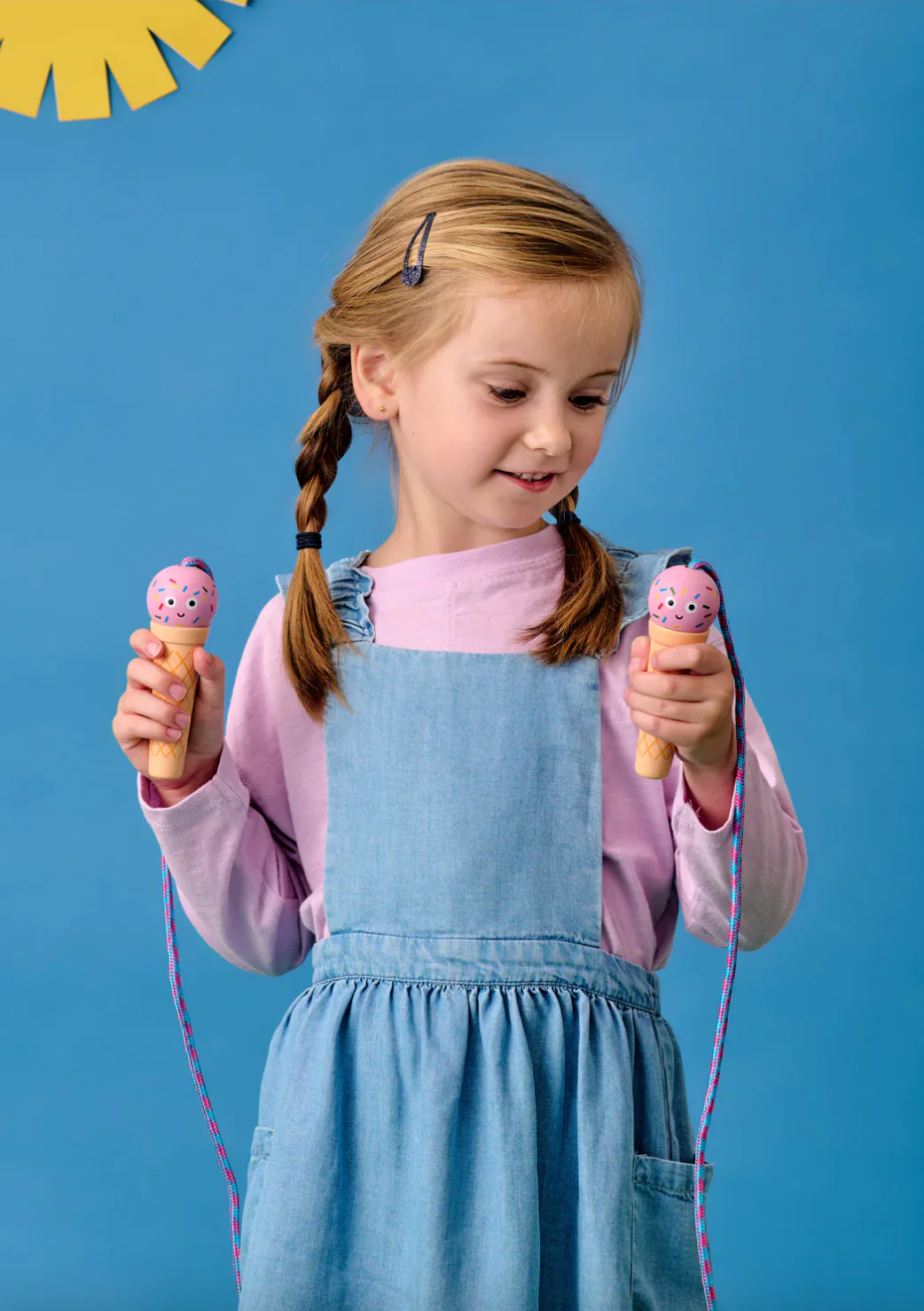 Double Scoops of Ice Cream Kids Jump Rope – 2.25" x 5" - Image 3