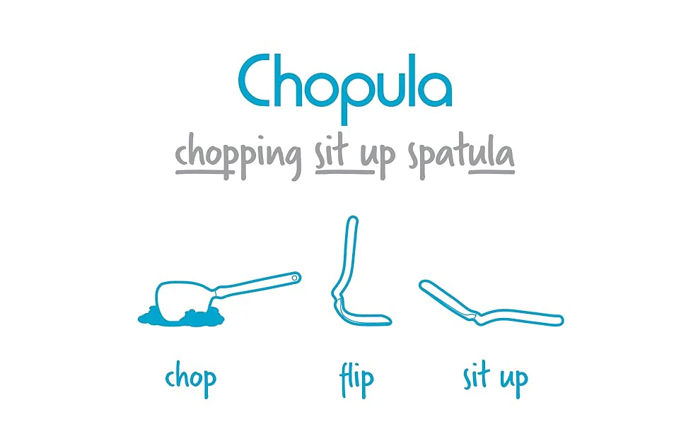 Dreamfarm Chopula - Super Flexible Chopping Sit Up Spatula – Classic Blue - Image 3