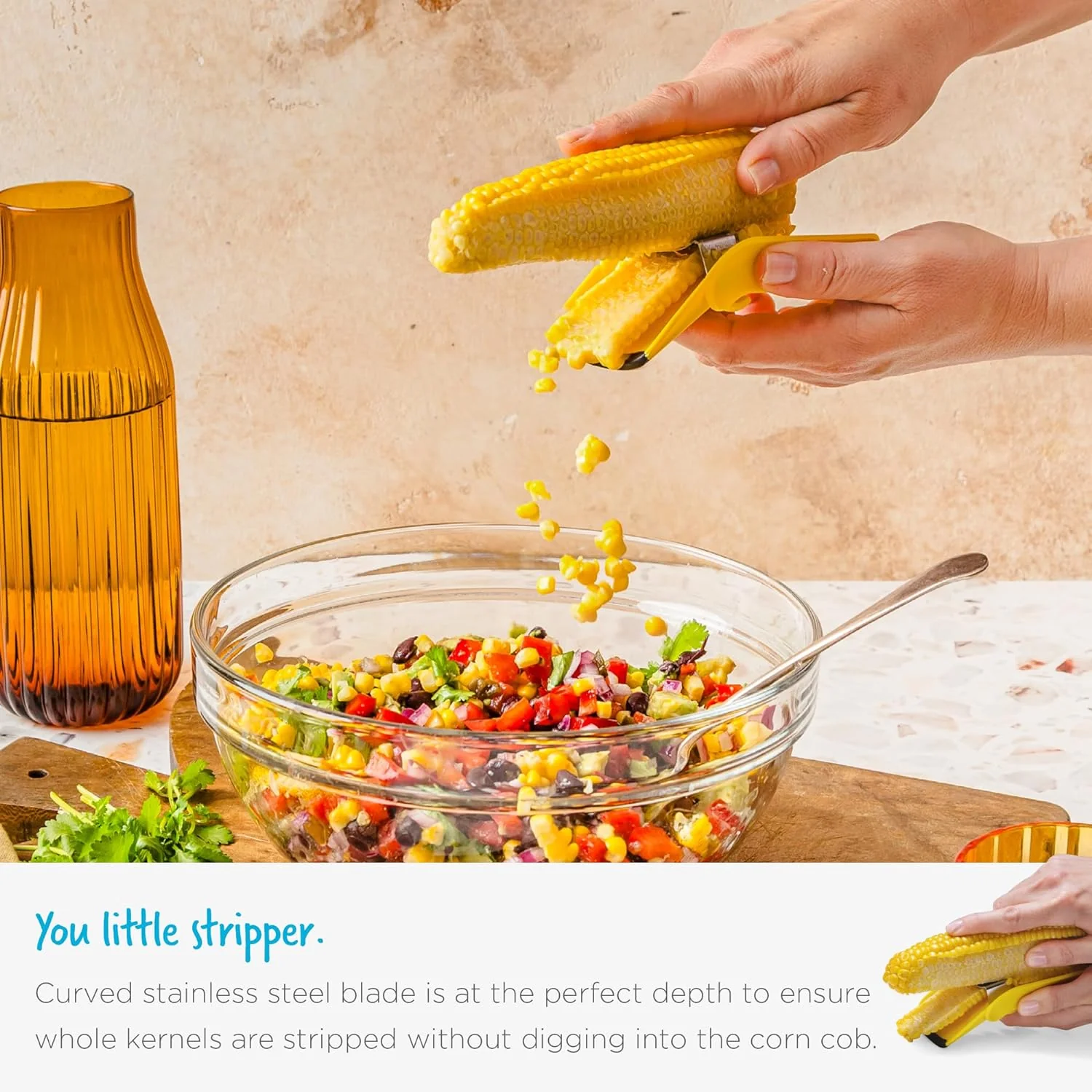 Dreamfarm Corpeel Fast Corn Cob Separator & Peeler - Image 5