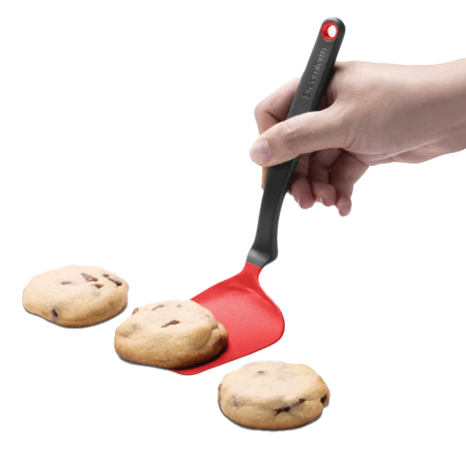 Dreamfarm Mini Chopula - Super Flexible Non Stick Cookie Turner – Red - Image 2