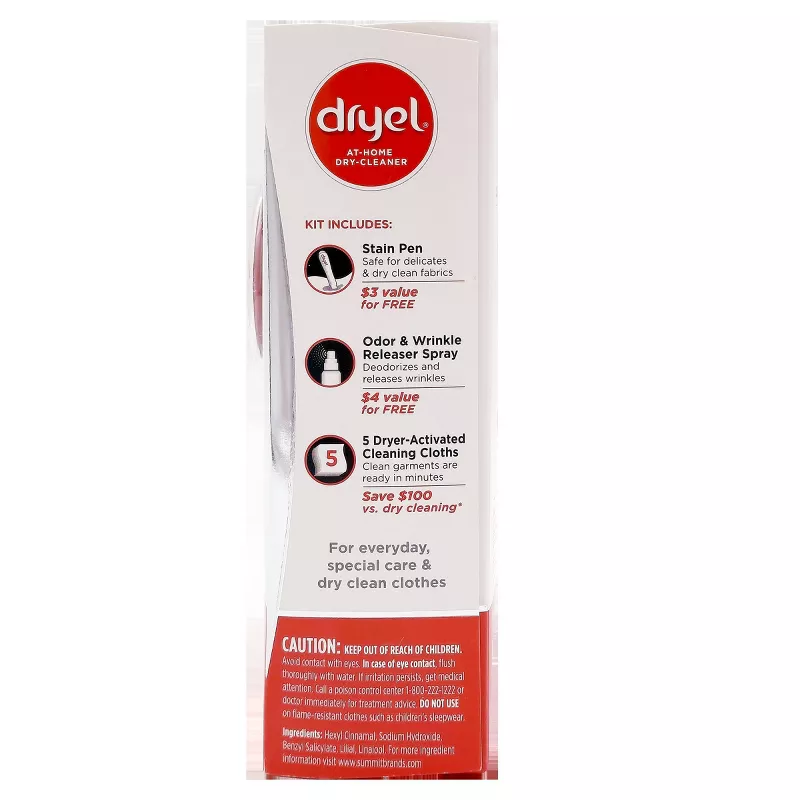 Dryel At-Home Dry Cleaner Kit - 5 Loads - Image 3