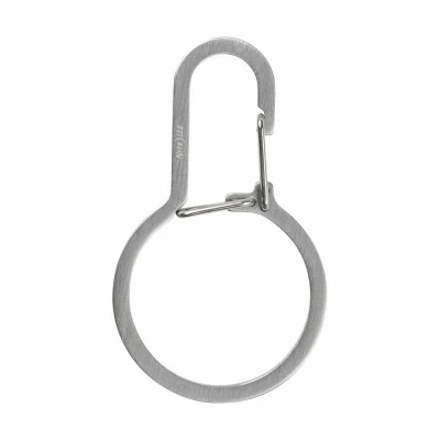 DualPass Dual Chamber Key Ring With Carabiner Clip - Image 2