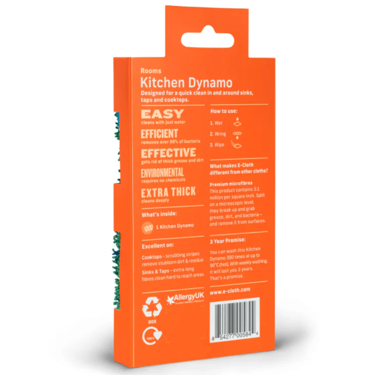 E-Cloth Kitchen Dynamo Microfiber Sponge - Image 2