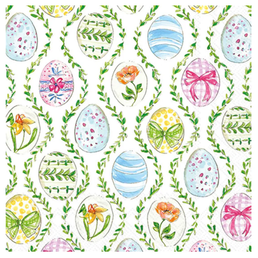 Easter Bunny Eggs  Paper Lunch Napkins – 20pk