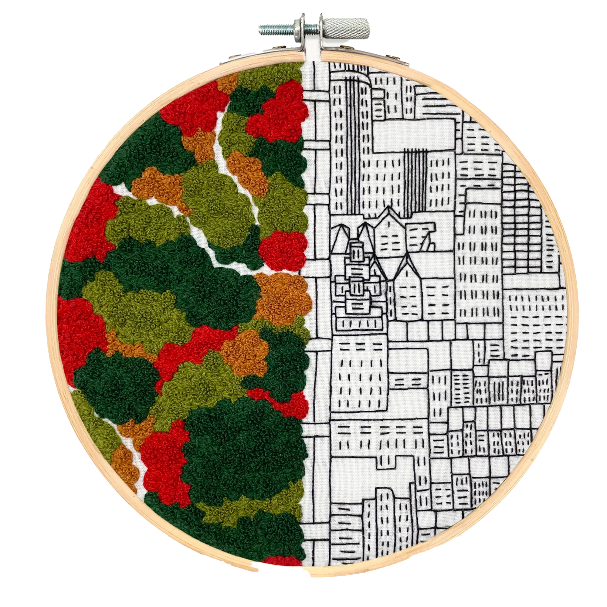 Embroidery & Sage – Autumn In NY - Embroidery Kit