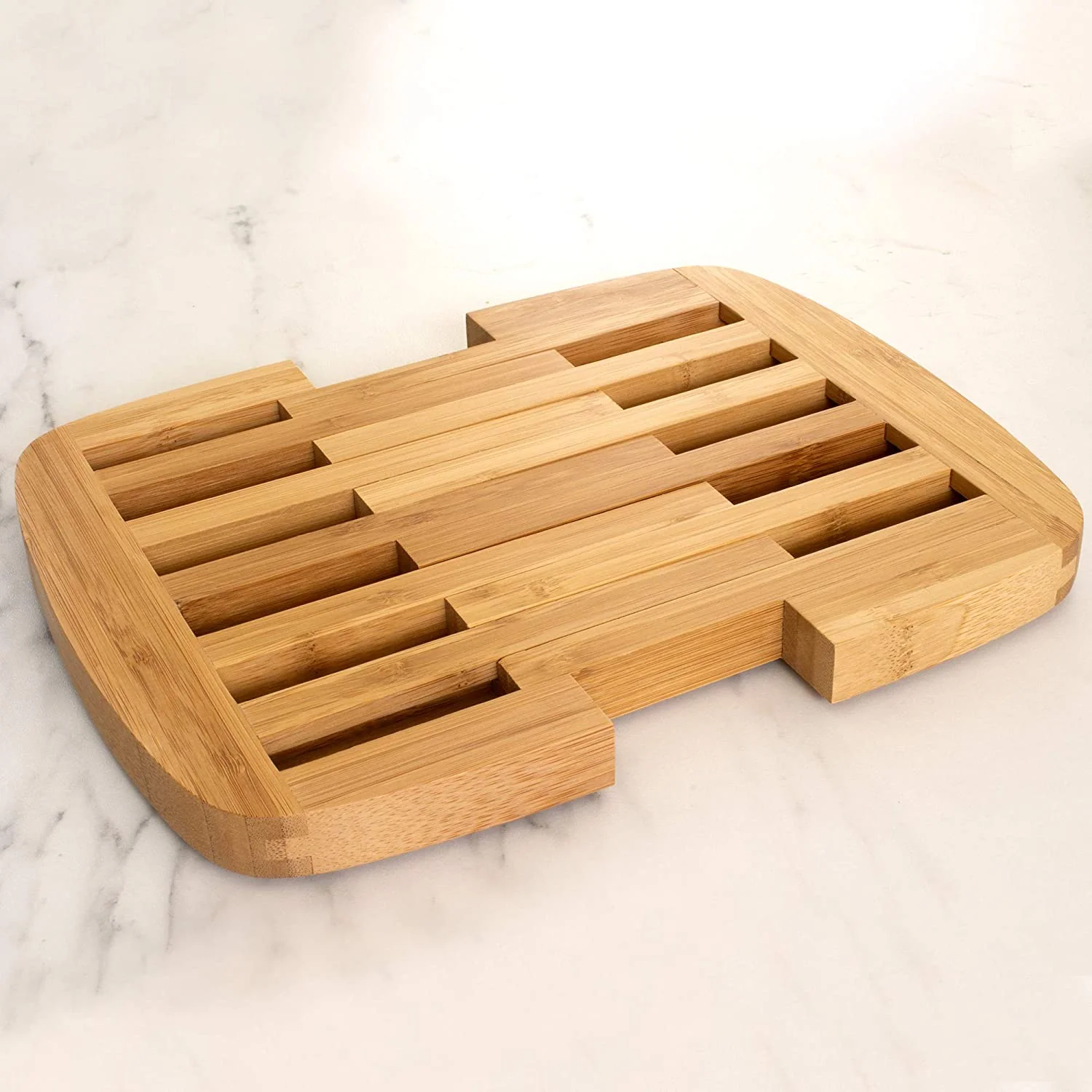 Expandable Bamboo Trivet – 8.75" by 11.75" When Expanded - Image 4