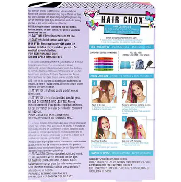 Fashion Angels Hair Chalk For Kids of All Ages – Pack of 5 - Image 2
