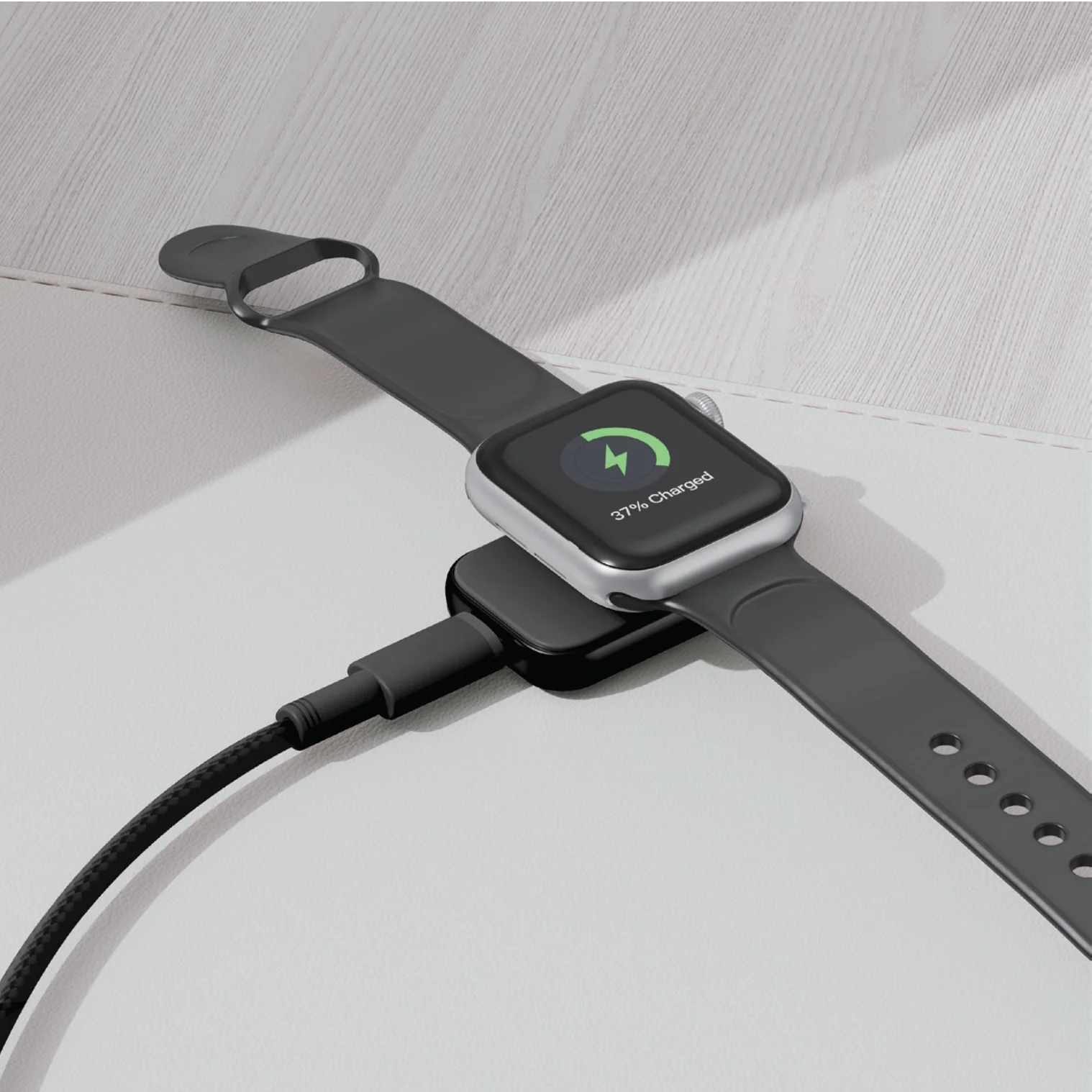 Fashionit Micro Watch Charger – Black - Image 2