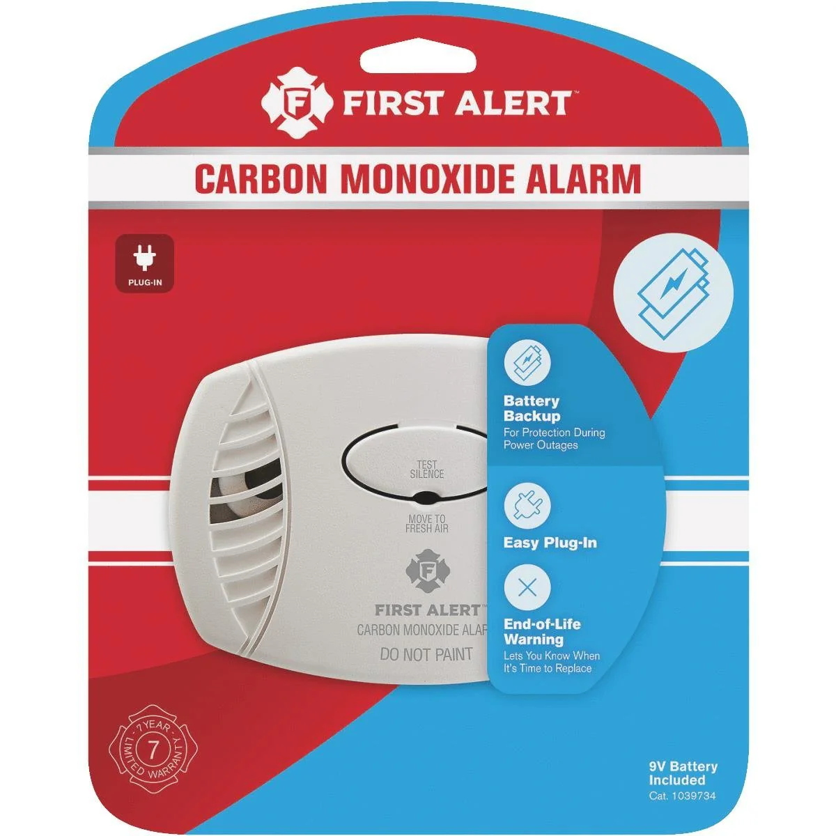 First Alert Plug-In Carbon Monoxide Alarm - Image 2