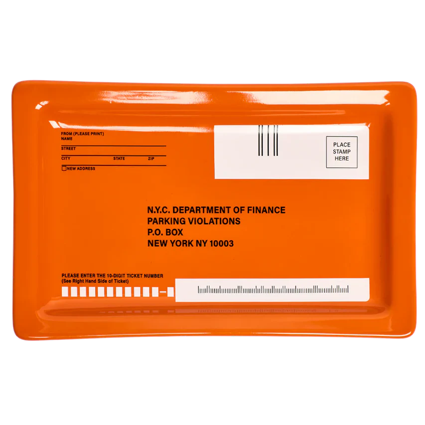 Fishys Eddy Funny Little Trays - Parking Ticket – 5.6in x 8.8in