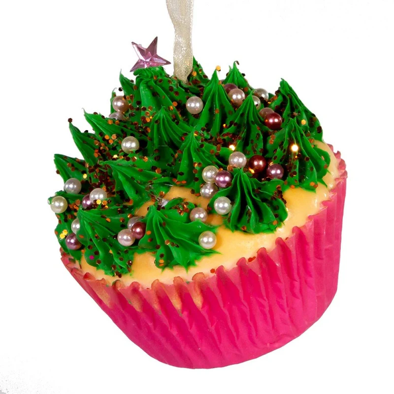 Foam Cupcake Ornaments – Assorted Styles – Sold Individually - Image 2