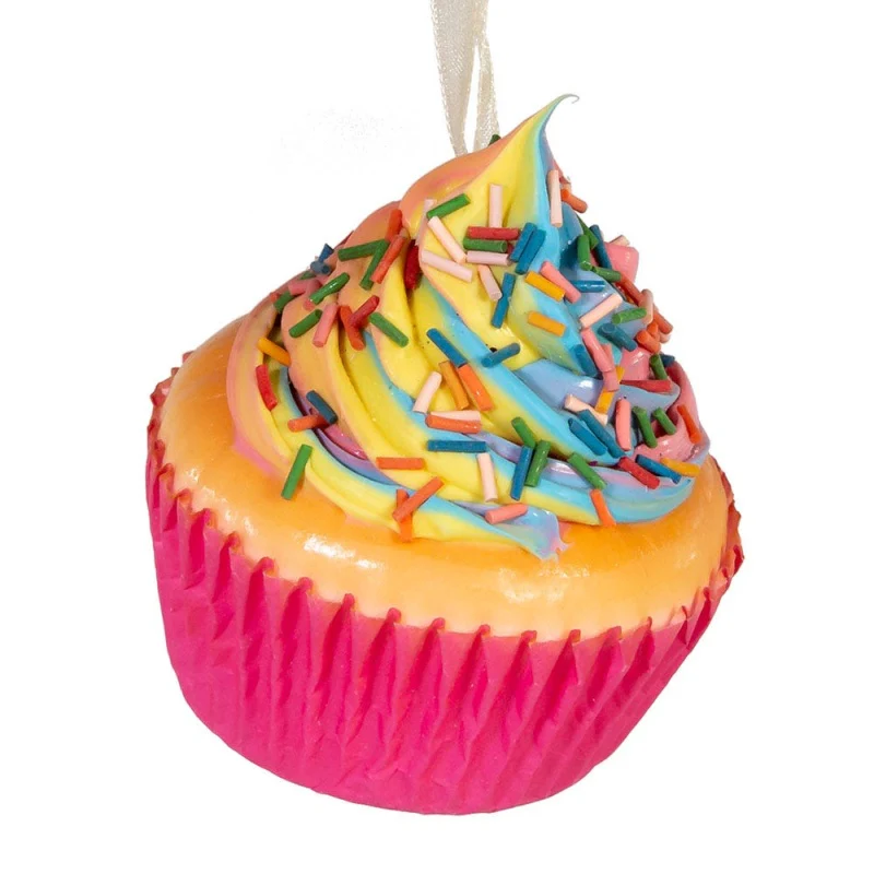 Foam Cupcake Ornaments – Assorted Styles – Sold Individually - Image 4
