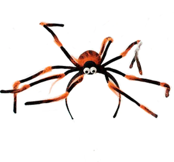 Furry Halloween Spider Headband – Assorted Colors – Each Sold Separately