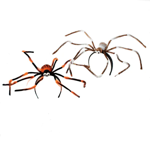 Furry Halloween Spider Headband – Assorted Colors – Each Sold Separately - Image 3