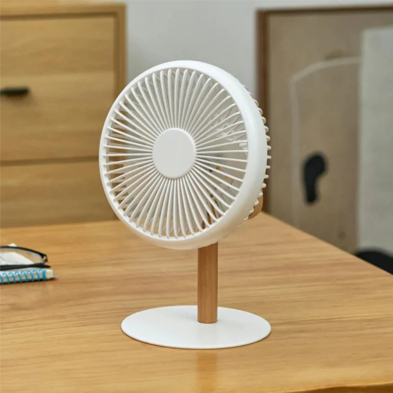 Gingko Design Beyond Portable & Detachable Desk Fan/ Light – White – 10" - Image 2