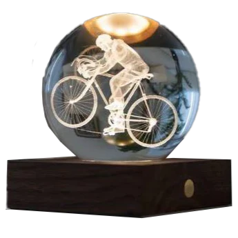 Gingko Designs Amber Crystal Paper Weight – Cyclist