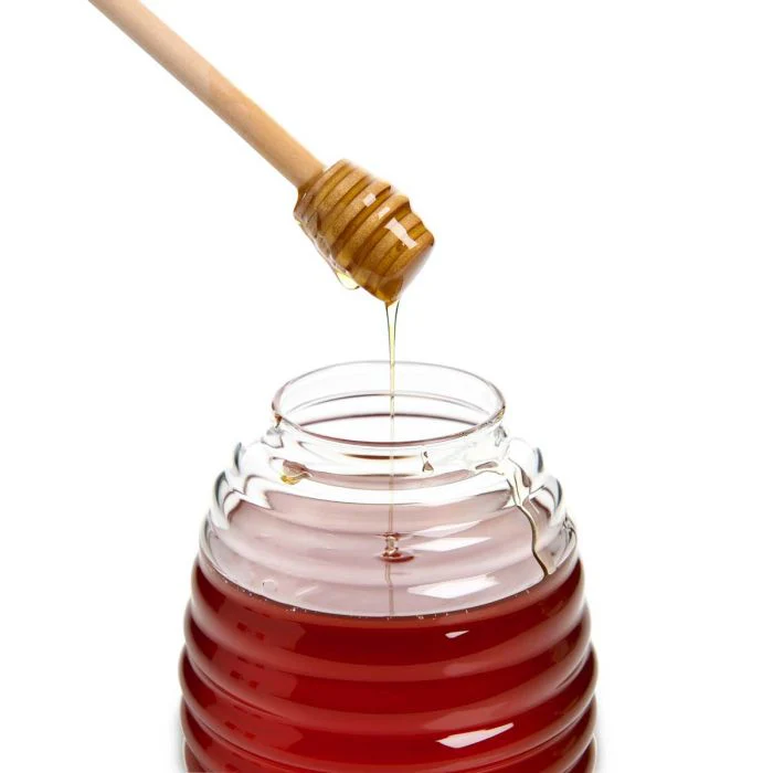 Glass Honey Jar with Lid and Honey Dipper - Image 3