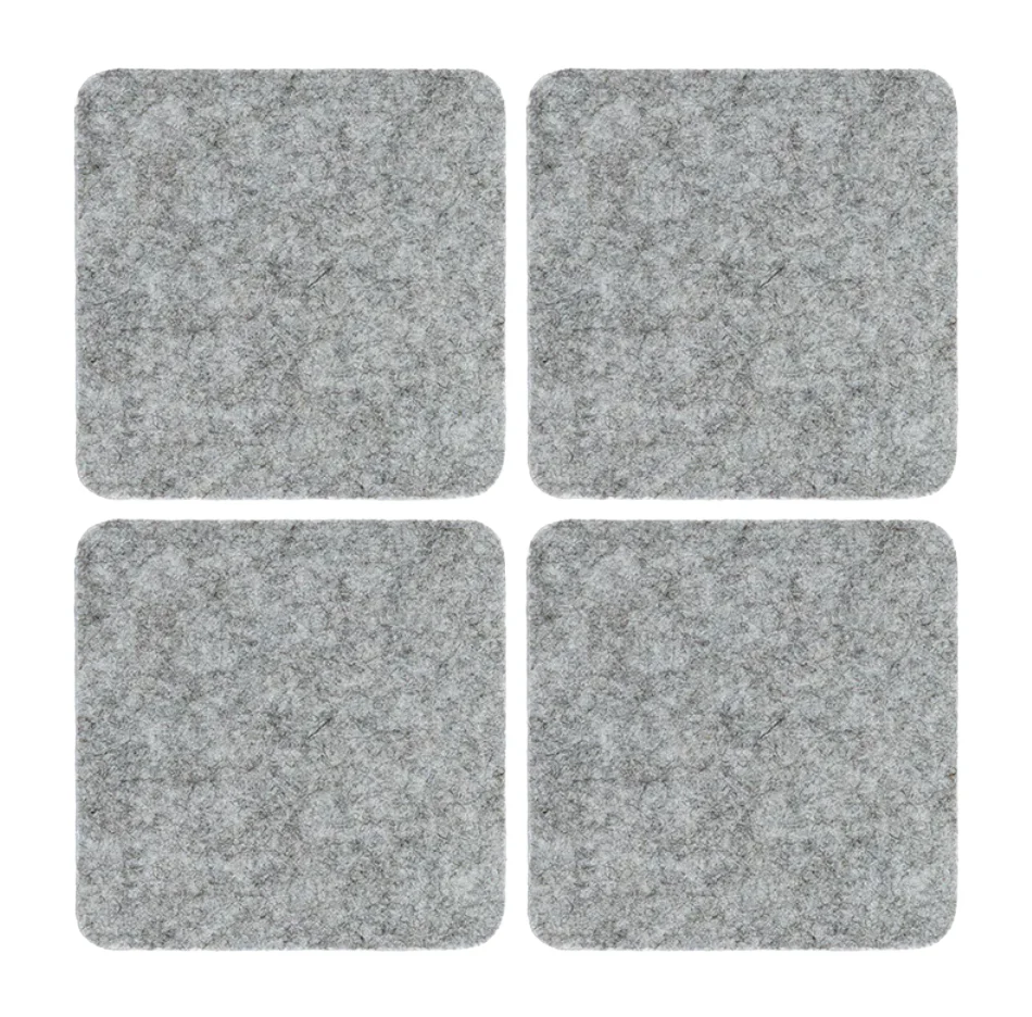 Graf Lantz Bierfilzl Square Felt Coaster – Granite – 4pk