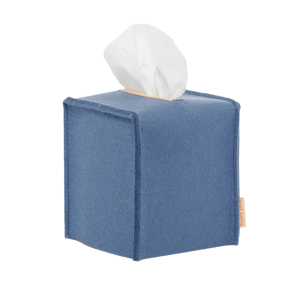 Graf Lantz Small Felt Tissue Box Cover – Horizon