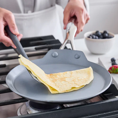 GreenPan Valencia Pro Ceramic Nonstick Crepe Pan – 9.5" - Image 3
