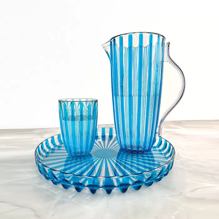 Guzzini Dolcevita Pitcher With Lid – Turquoise - Image 3