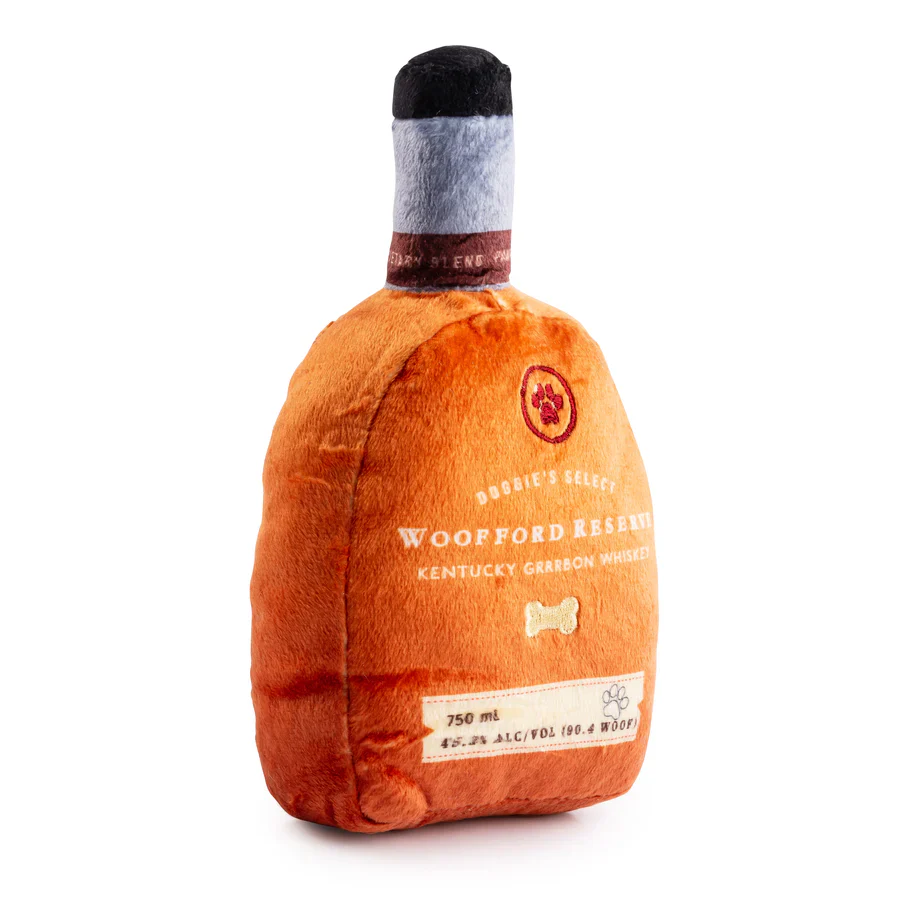 Haute Diggity Dog Designer Inspired Plush Dog Toy – Woofford Reserve Bourbon