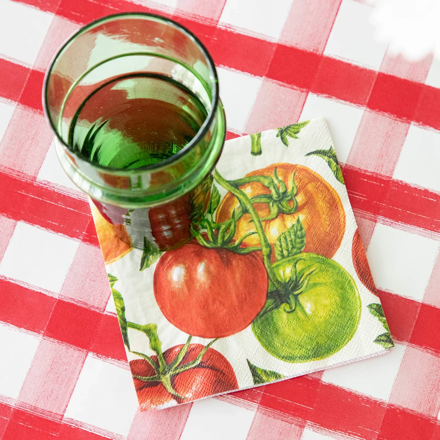 Hester & Cook Beverage Napkin – Tomato – 20pk - Image 3