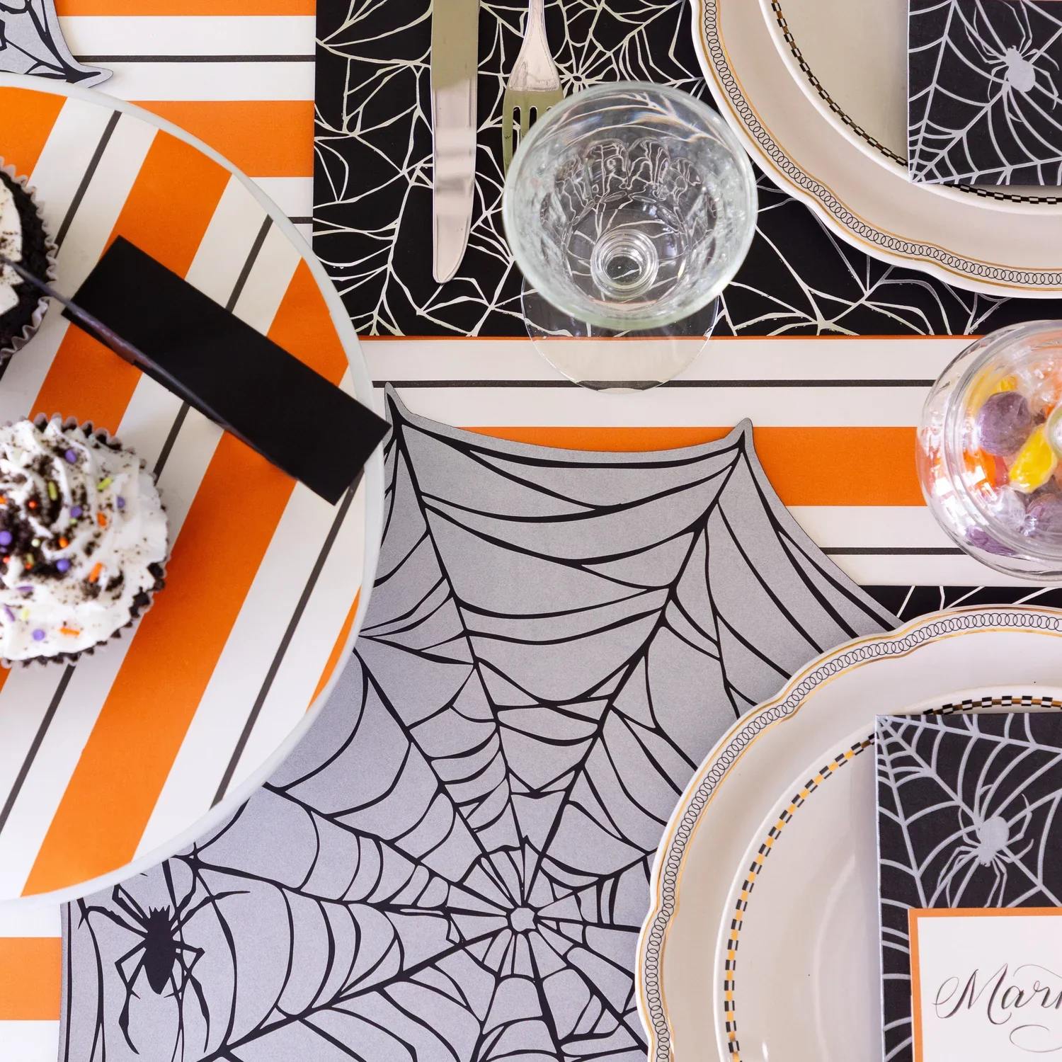 Hester & Cook Paper Placemats - Die-cut Spiderweb – Pack of 12 - Image 5