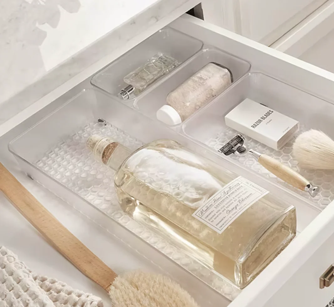 Hexa Drawer Organizer – Clear Frost – 9" x 6" x 2" - Image 4