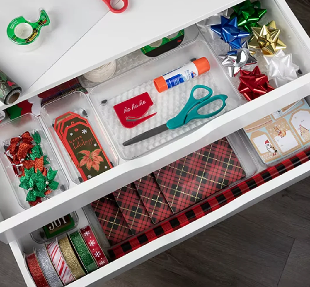 Hexa Drawer Organizer – Clear Frost – 9" x 6" x 2" - Image 5