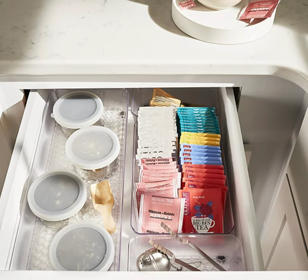Hexa Drawer Organizer – Clear Frost – 9" x 6" x 2" - Image 6