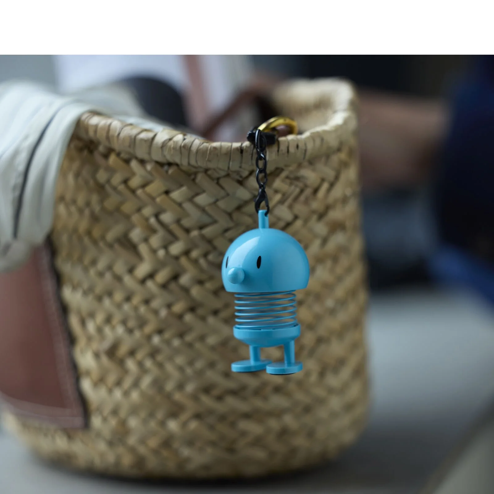 Hoptimist Bobblehead Bag Charm – Turquoise - Image 3