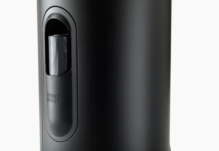 Joseph Joseph Arc 30L Easy-push Pedal Trash Can – Matt Black - Image 3