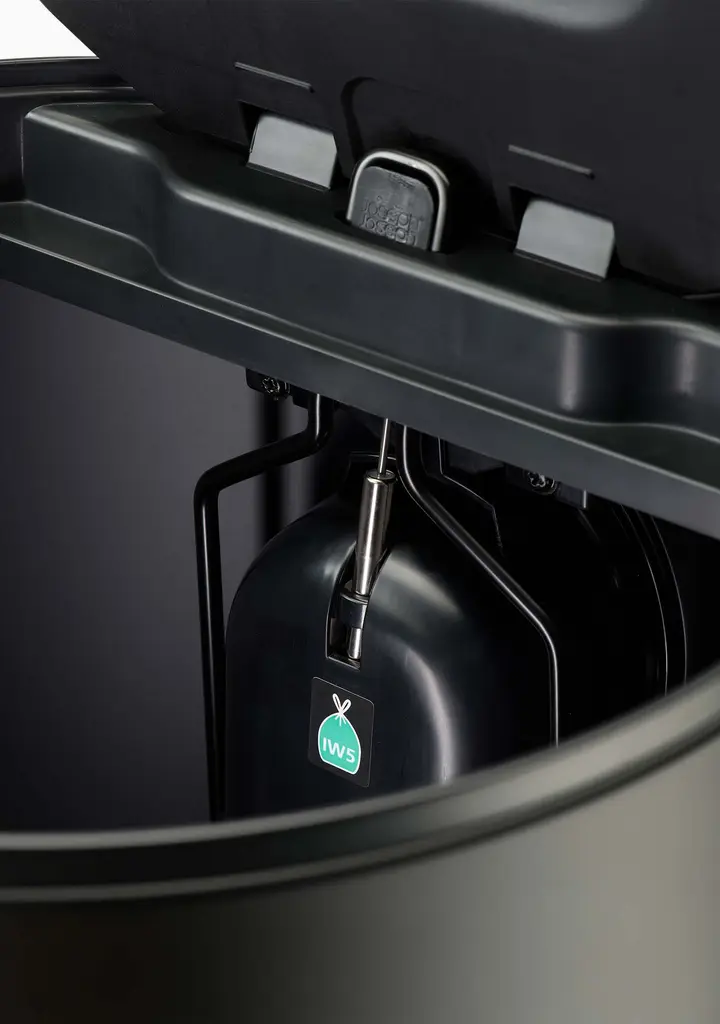 Joseph Joseph Arc 30L Easy-push Pedal Trash Can – Matt Black - Image 5