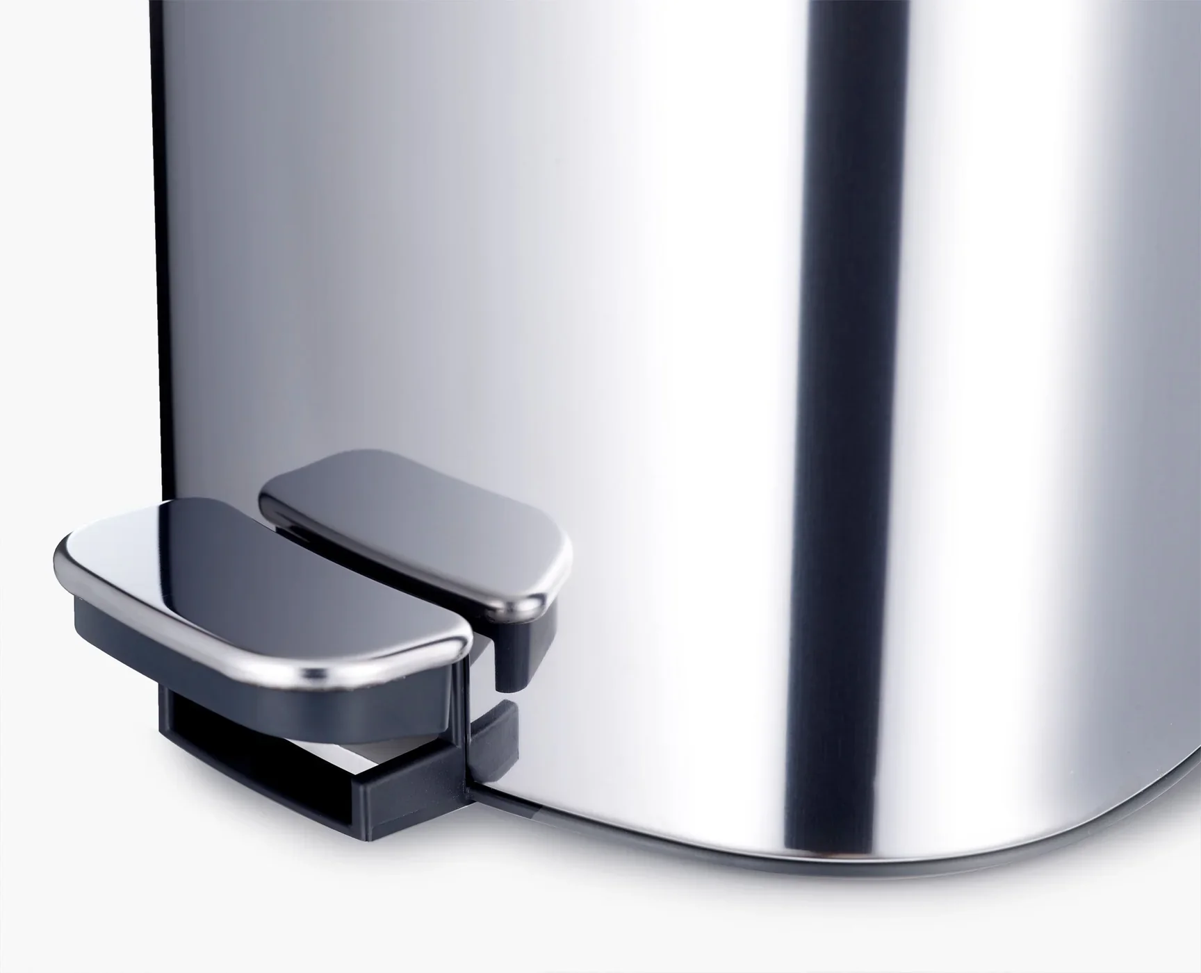 Joseph Joseph EasyStore Luxe 5L Stainless-Steel Pedal Trash Can – 12" x 8.5" x 10" - Image 2