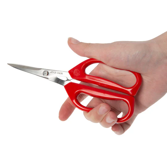 Joyce Chen Original Unlimited Kitchen Scissors – Red Handle - Image 2