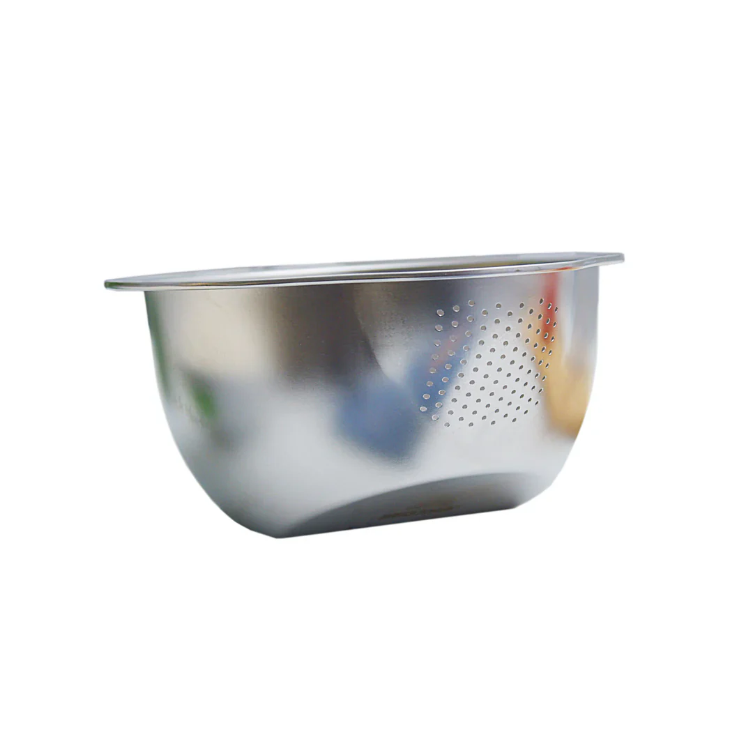 Joyce Chen Rice Washer & Colander Rust-Resistant Stainless Steel – 9.5" dia. x 5" - Image 3