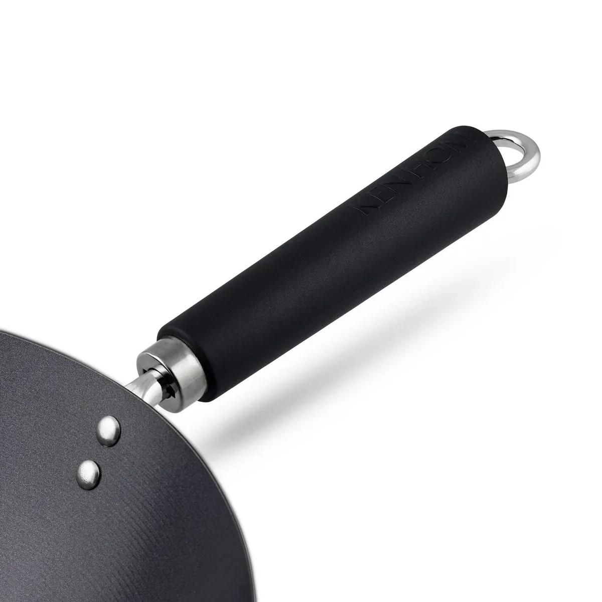 Ken Hom Excellence Non-Stick Carbon Steel Wok – 12" - Image 3