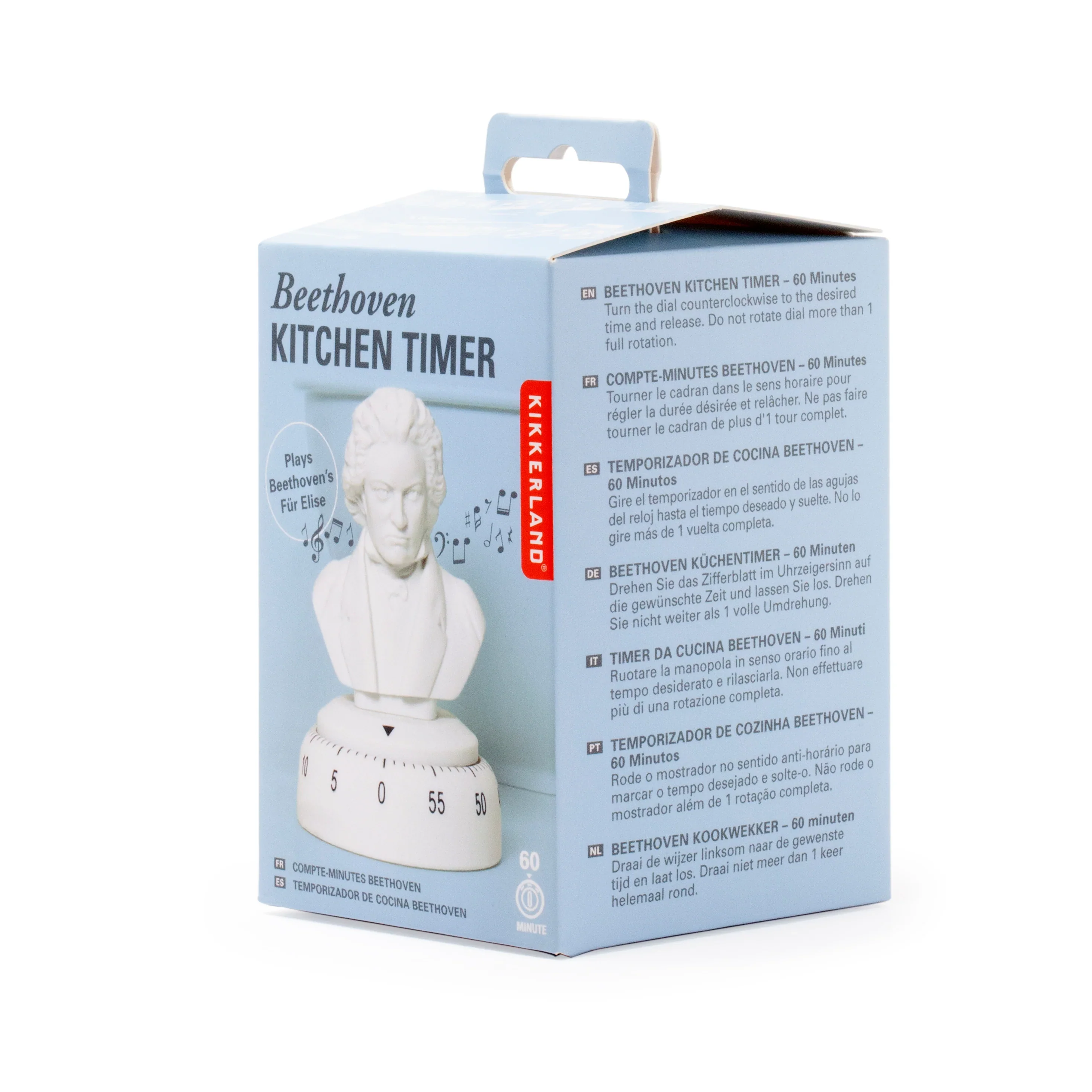 Kikkerland Beethoven Kitchen Timer – Plays Classic Fur Elise - Image 3