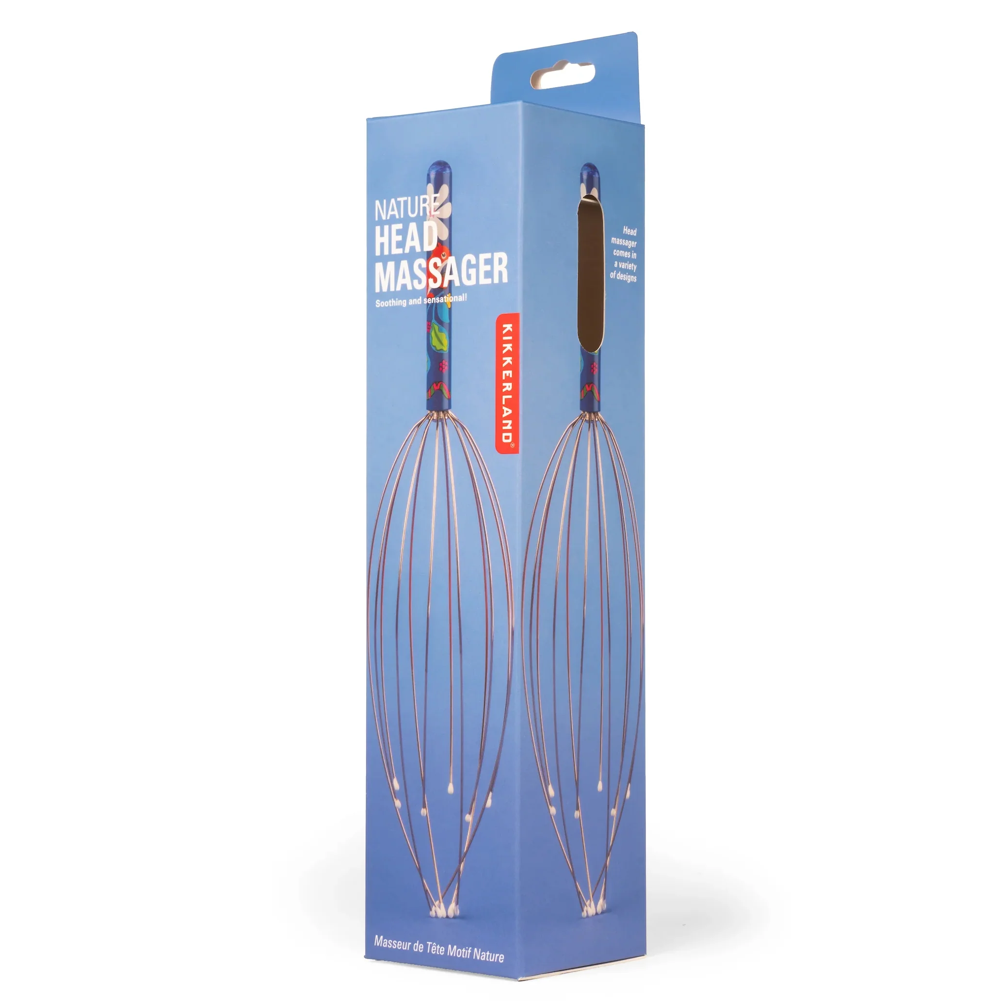 Kikkerland Nature Head Massager – Assorted Colors - Each Sold Separetely - Image 2