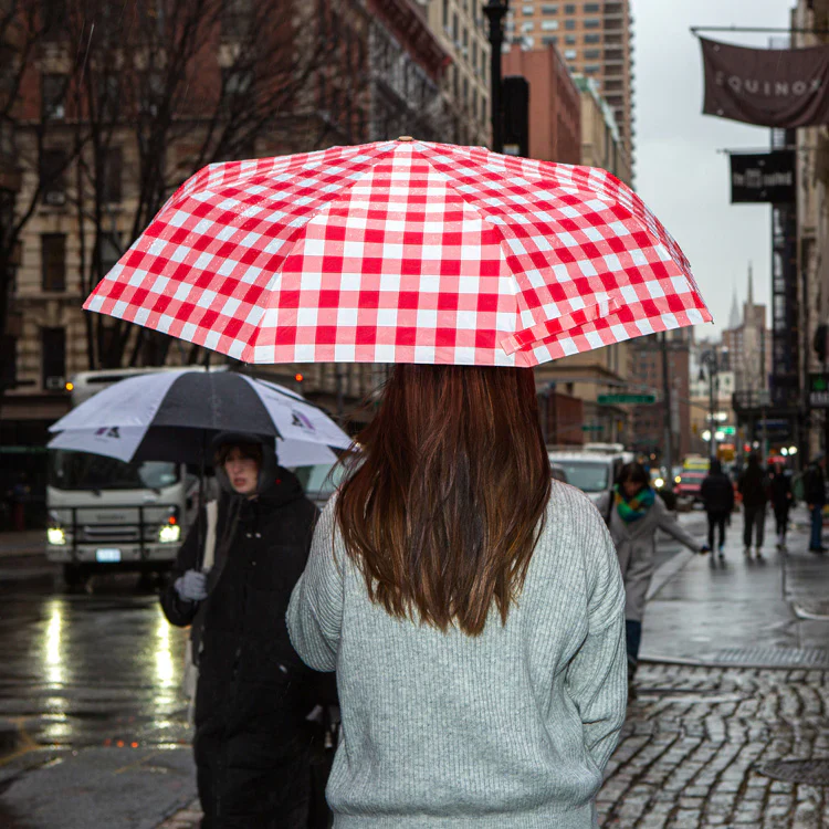 Kikkerland New Auto-Open Windproof Baguette Umbrella - Image 2