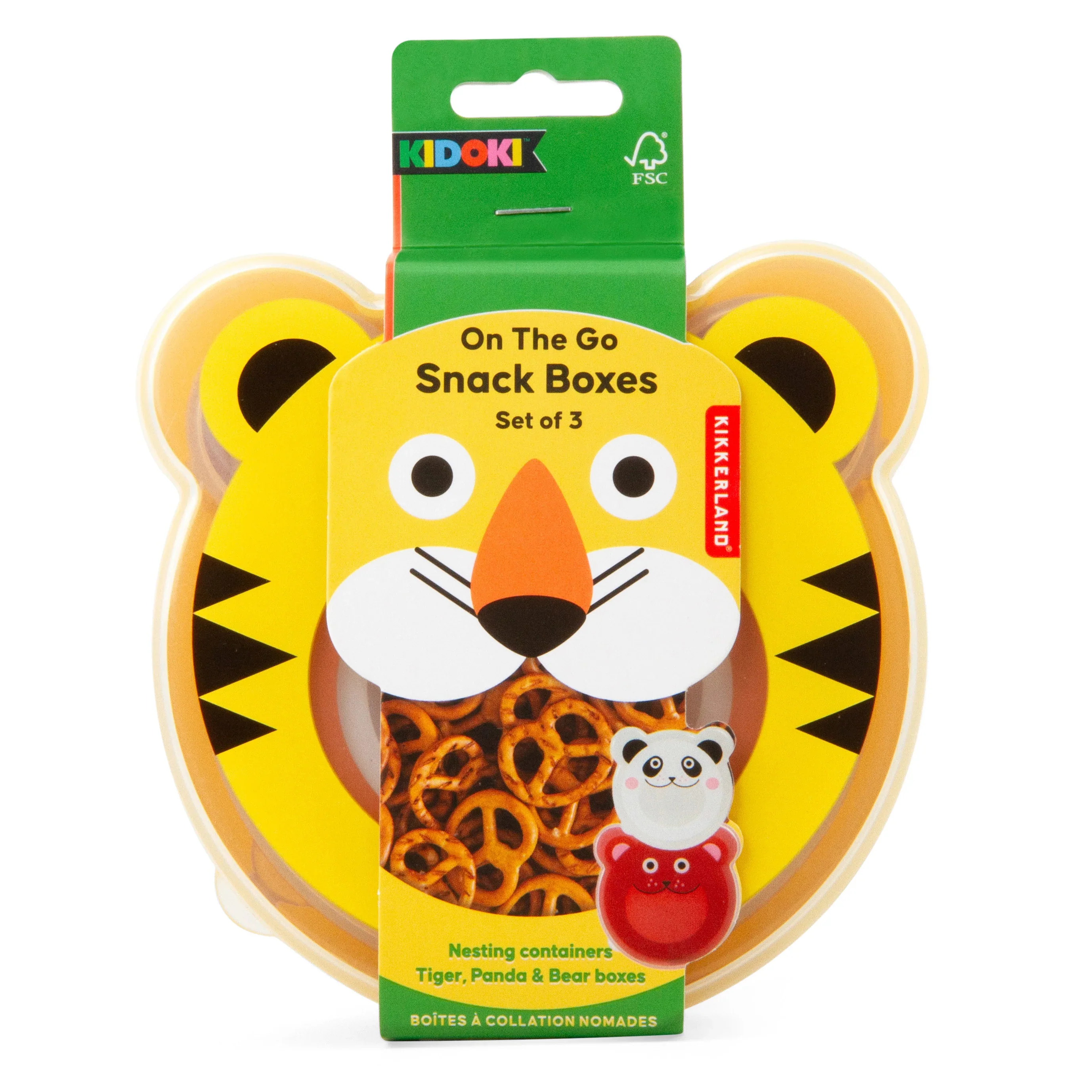 Kikkerland On The Go Snack Box – Set of 3 - Image 2