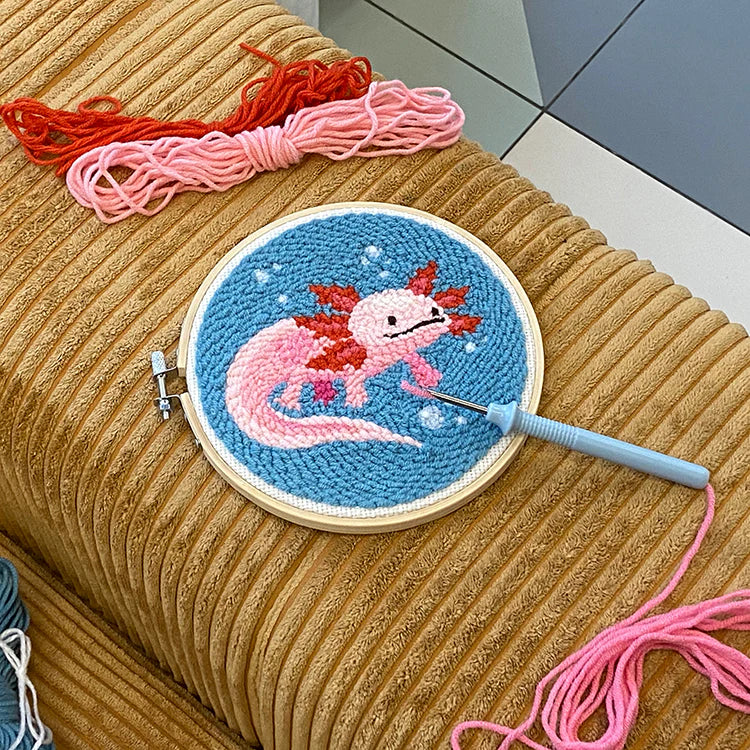 Kikkerland Punch Needle Kit – Axolotl - Image 3