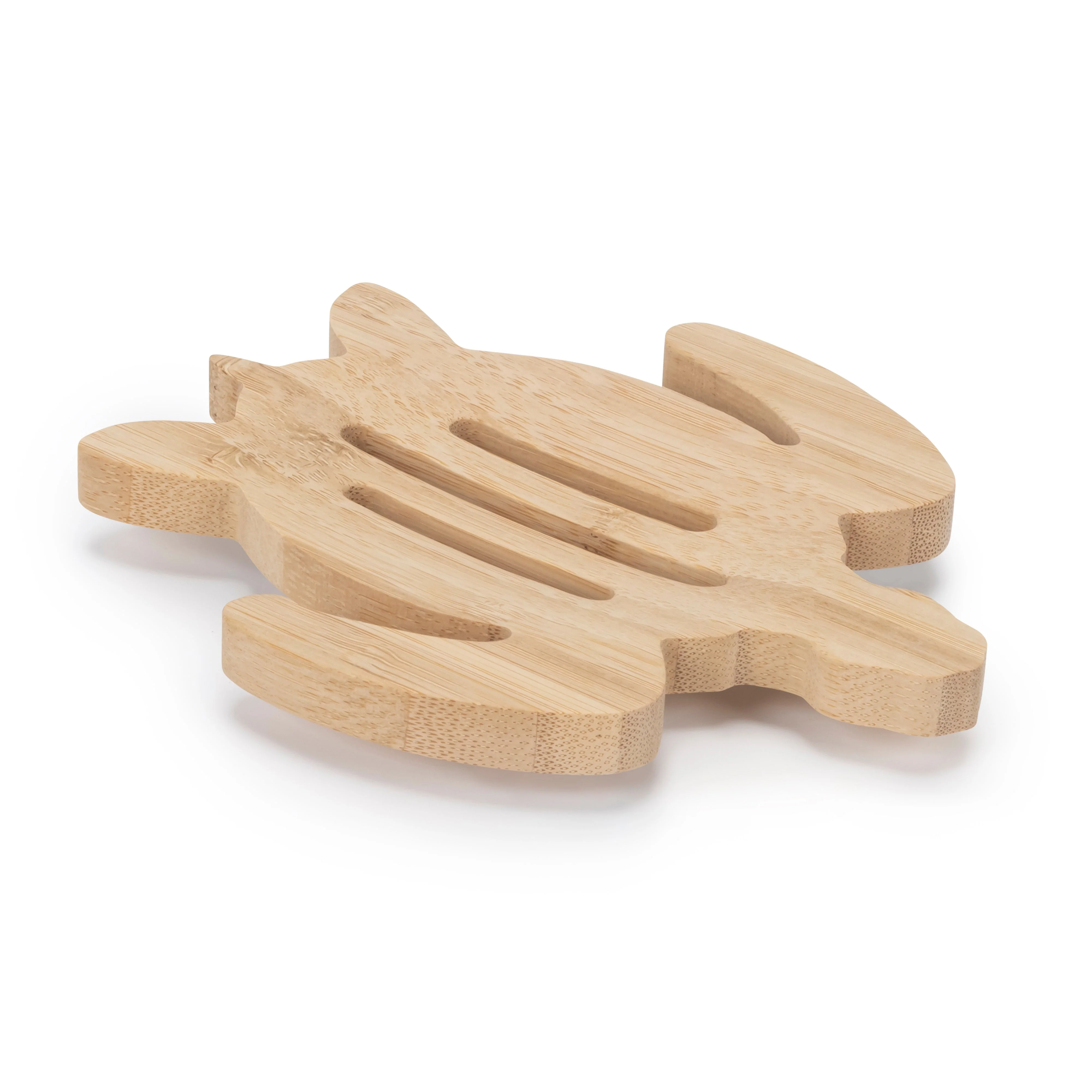 Kikkerland Wooden Turtle Soap Dish - Image 2