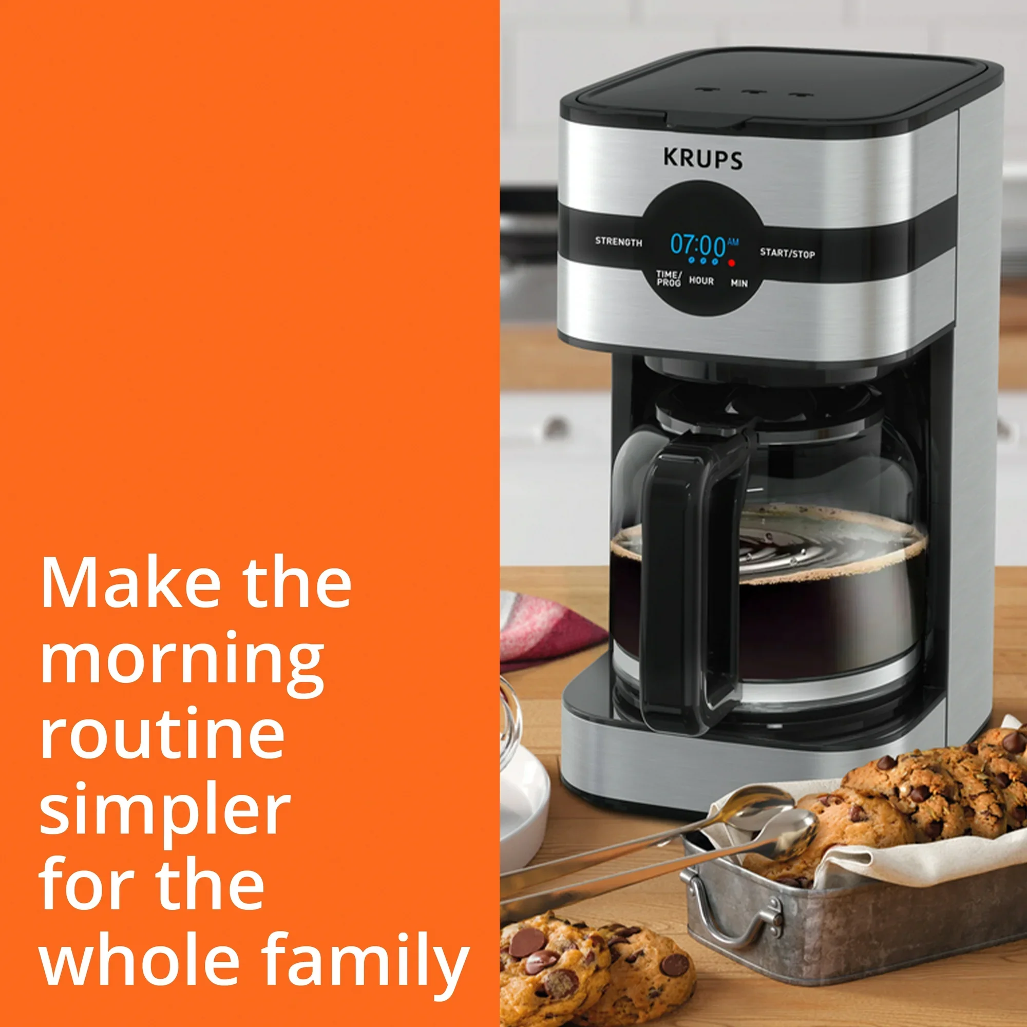 Krups Simply Brew Digital Drip Coffee Maker – 10 Cup - Image 5