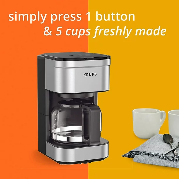 Krups Simply Brew Drip Coffee Maker – 5 Cup - Image 3