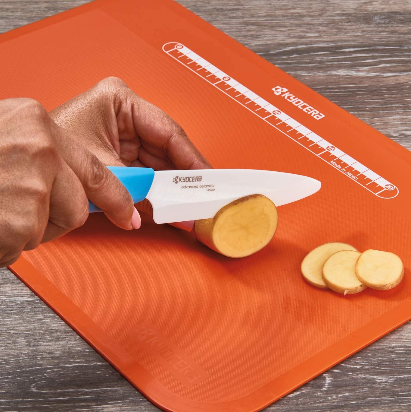 Kyocera 3" Revolution Series Ceramic Paring Knife – Blue - Image 2