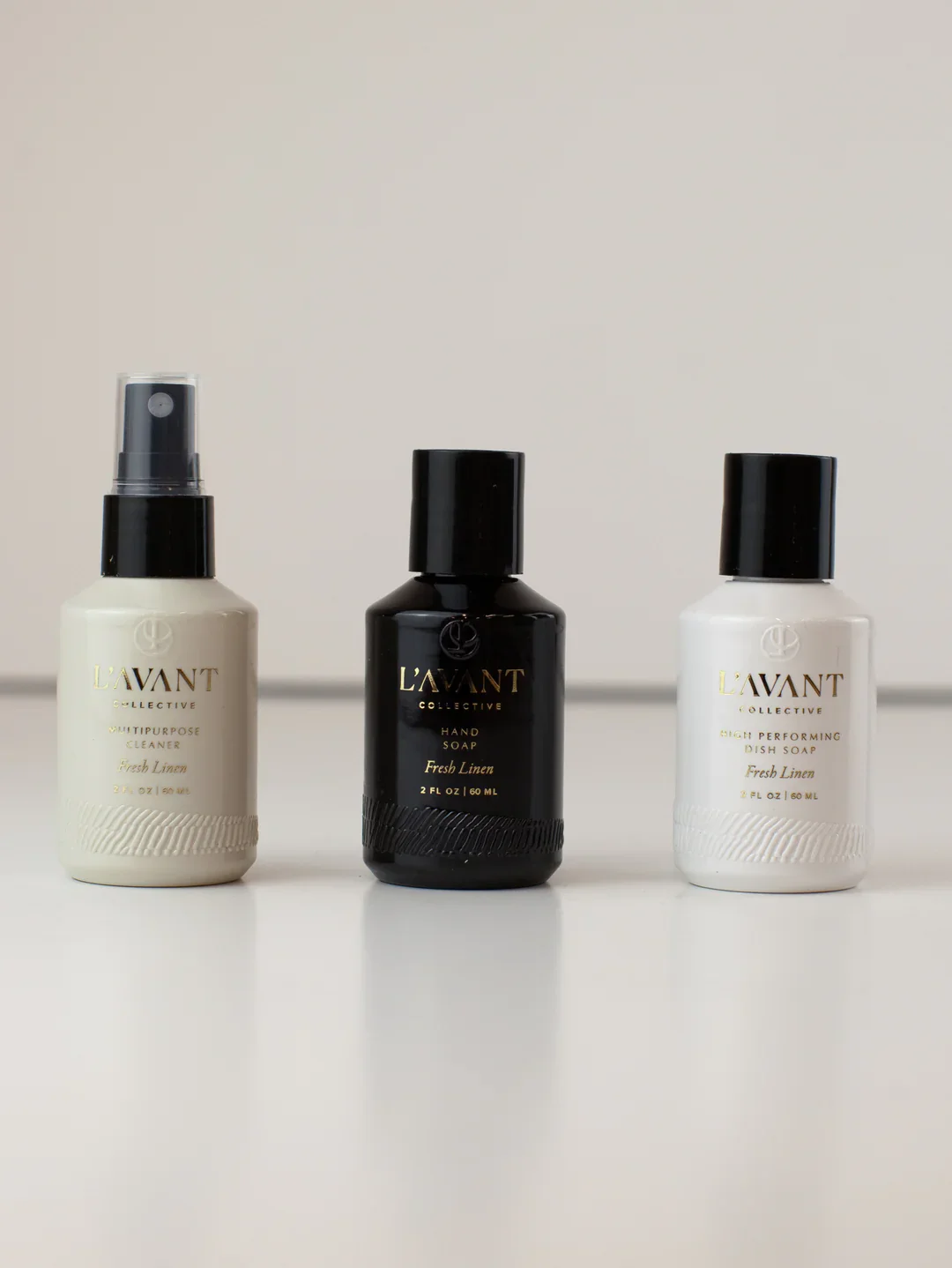 L'AVANT Plant Based Mini Soap Travel Set – Fresh Linen – 10oz - Image 2